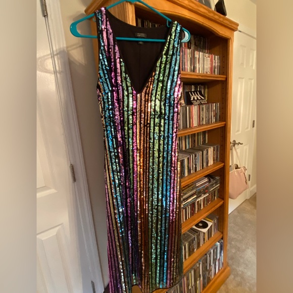 Halogen Multicolor Sequin Dress - Picture 3 of 3